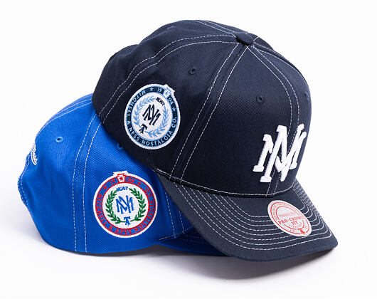Kšiltovka Mitchell & Ness  - Branded Baseline -Pro Crown Snapback - Navy
