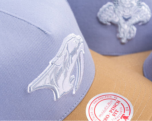 Kšiltovka Mitchell & Ness  - NHL Frosted Peak - Pro Pinch - Nashville Predators - Blue/Brown