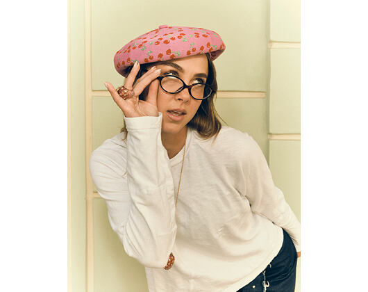 Baret Kangol - Tropic Cherry Jax Beret - Bright Fuchsia