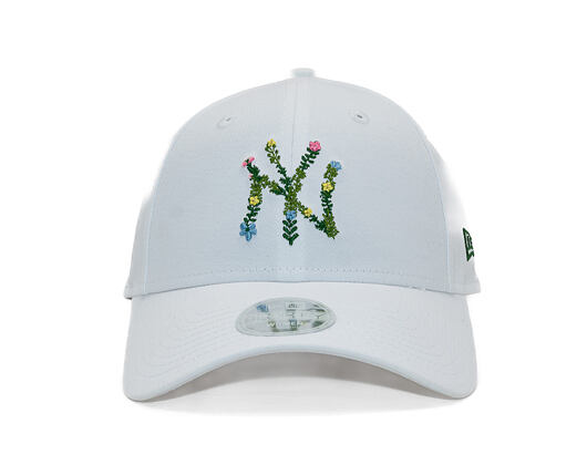 Dámská Kšiltovka New Era - MLB Floral Infill 9FORTY - NY Yankees - White