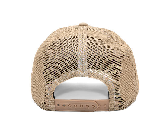Kšiltovka New Era - NBA Felt Patch 9FORTY M-CROWN A-Frame Trucker - LA Lakers - Camel