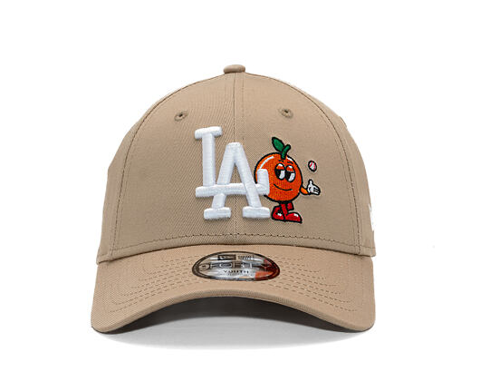 Dětská Kšiltovka New Era - MLB Icon 9FORTY - LA Dodgers - Camel / White