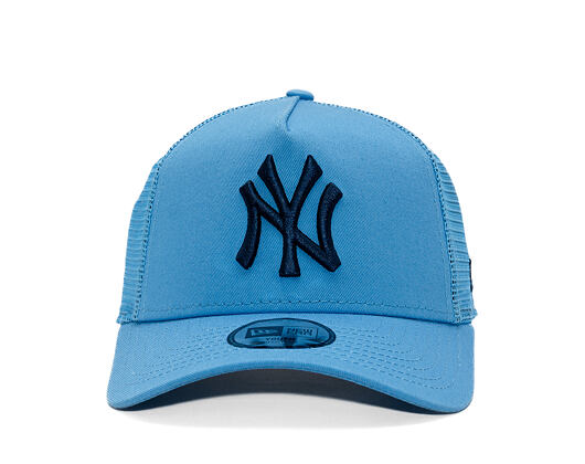 Dětská Kšiltovka New Era - MLB Essential 9FORTY A-Frame Trucker - NY Yankees - Blue / Ocean Blue