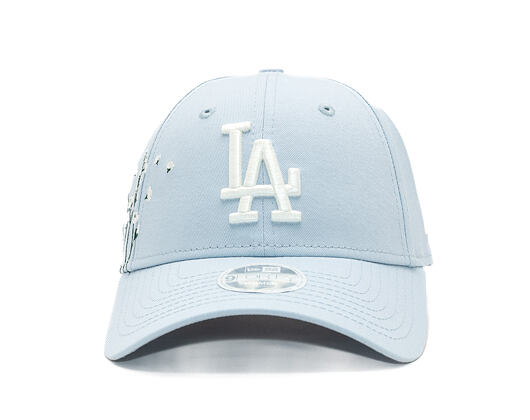 Dámská Kšiltovka New Era - MLB Floral Icon 9FORTY - LA Dodgers - Sky Blue / Cream