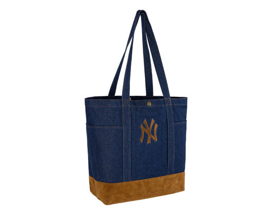 Taška New Era - MLB Suede Denim Tote - NY Yankees - Navy