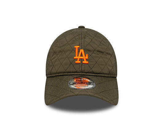 Kšiltovka New Era - MLB Quilted 9TWENTY - LA Dodgers - Green / Orange