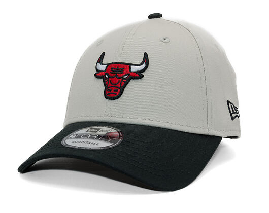 Kšiltovka New Era - NBA Color Block 9FORTY - Chicago Bulls - Stone / Black