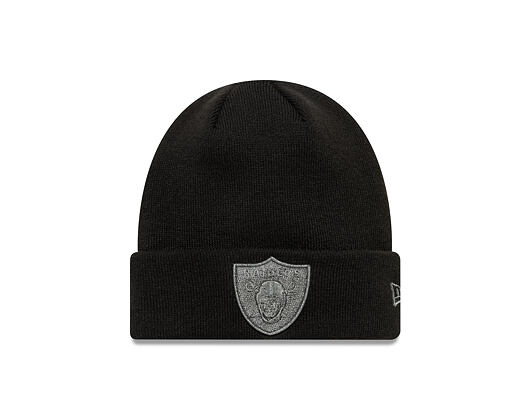 Kulich New Era - NFL Metallic Beanie Medium Knit - Las Vegas Raiders - Black