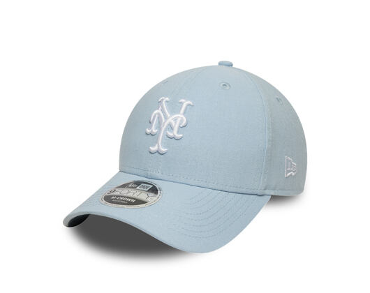 Kšiltovka New Era - MLB Linen 9FORTY M-CROWN - NY Mets - Sky Blue