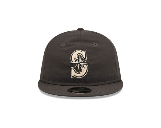 Kšiltovka New Era - MLB Nylon Ripstop 9FIFTY Retro Crown - Seattle Mariners - Black