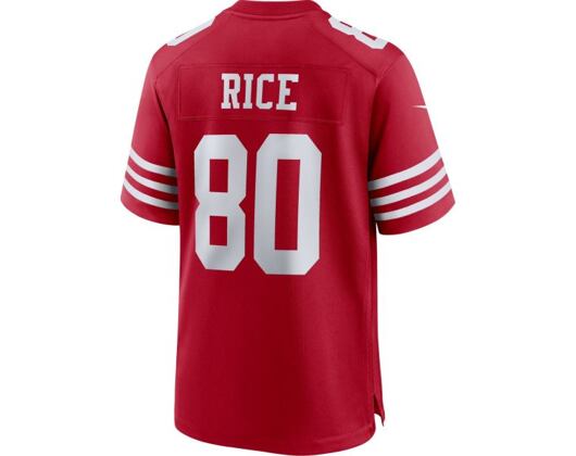 Dres Nike - NFL Home Game Jersey Player - San Francisco 49ers - Gym Red - Jerry Rice 80