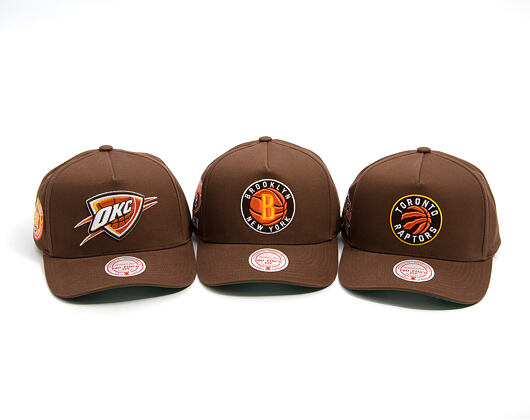 Kšiltovka Mitchell & Ness - NBA - Chestnut Peak - Brooklyn Nets - Brown
