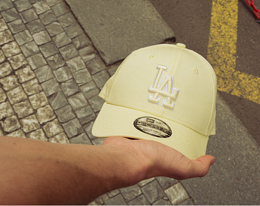 Kšiltovka New Era - MLB Team Outline 9FORTY - LA Dodgers - Yellow / White
