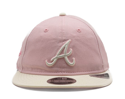 Kšiltovka New Era - MLB Washed Tie Dye 9FIFTY Retro Crown - Atlanta Braves - Pink