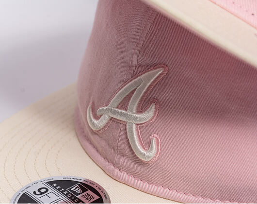 Kšiltovka New Era - MLB Washed Tie Dye 9FIFTY Retro Crown - Atlanta Braves - Pink