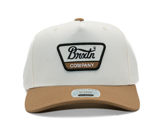 Kšiltovka Brixton - Linwood C Netplus Mp Snpk - Off White/Copper