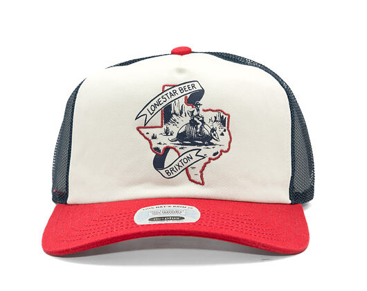 Kšiltovka Brixton - Lonestar X Brixton Trucker - Red/White/Blue