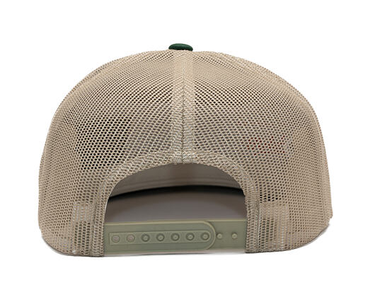 Kšiltovka Brixton - Oath Mp Trucker Hat - Off White/Primal Green/Sand