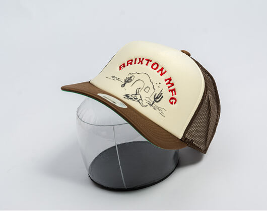 Kšiltovka Brixton - Desert Leisure C Np Mp Trucker - Pinecone Brown/Whitecap
