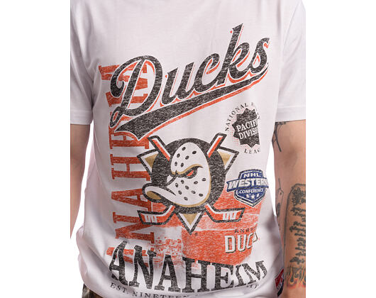 Triko New Era - NHL US Edit - Anaheim Ducks - White