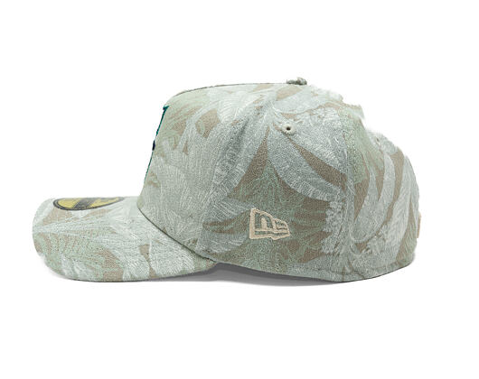 Kšiltovka New Era - MLB Three Looms "Leafy Palm" 59FORTY A-Frame - Seattle Mariners - Stone