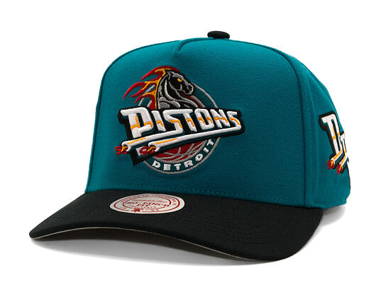 Kšiltovka Mitchell & Ness - In The City Hwc - NBA - Detroit Pistons - Teal