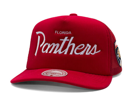 Kšiltovka Mitchell & Ness - Head Coach Trucker - NHL - Florida Panthers - Red