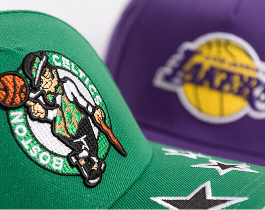 Kšiltovka Mitchell & Ness - Shining Stars - NBA - Boston Celtics - Green