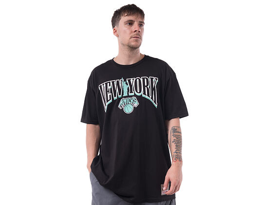 Triko Mitchell & Ness - In The City Wordmark Tee - NBA - New York Knicks -Black