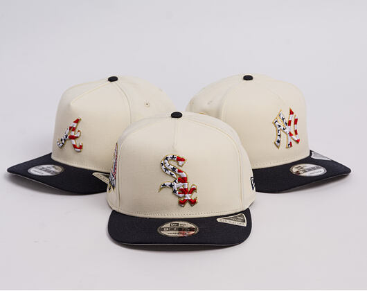 Kšiltovka New Era - MLB "American Flag" 9FIFTY - Chicago White Sox - Chrome White