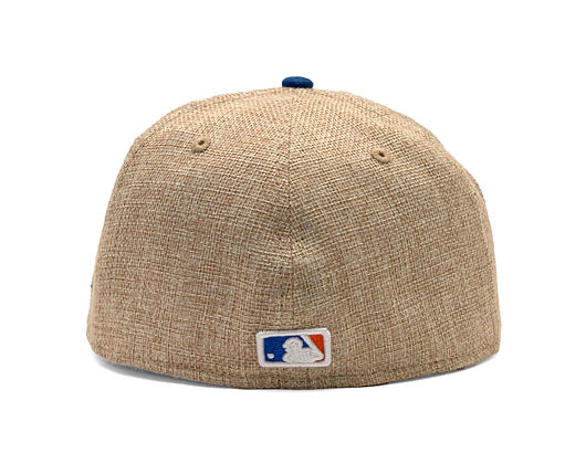 Kšiltovka New Era - MLB "Summer Twine" 59FIFTY - NY Mets - Team Color / Open Market Tan
