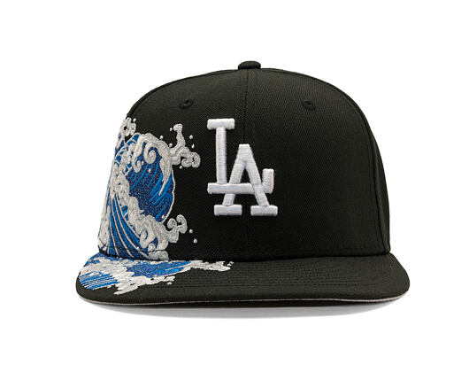 Kšiltovka New Era - MLB "Tidal Wave" 59FIFTY - LA Dodgers - Black