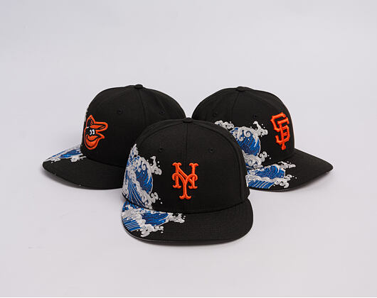 Kšiltovka New Era - MLB "Tidal Wave" 59FIFTY - NY Mets - Black