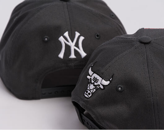 Kšiltovka New Era - MLB "Oversize Tilt" 9FORTY A-Frame - NY Yankees - Steel