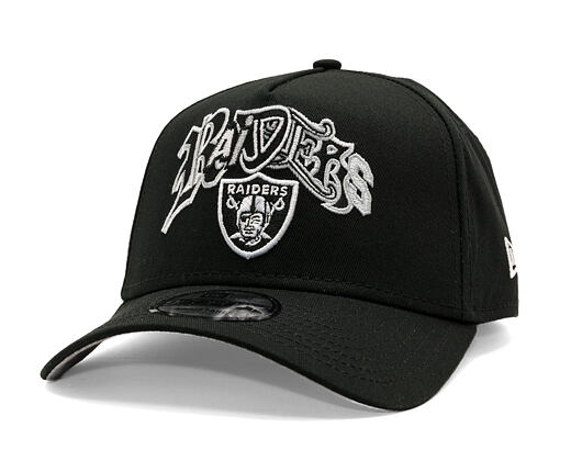 Kšiltovka New Era - NFL "Letter" 9FORTY A-Frame - Las Vegas Raiders - Black