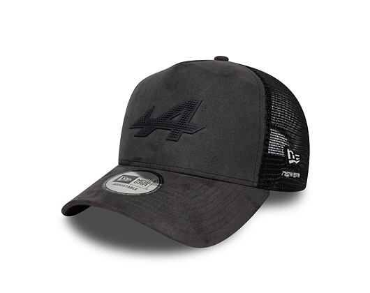 Kšiltovka New Era - F1 Suede 9FORTY A-Frame Trucker - Alpine Racing - Dark Concrete