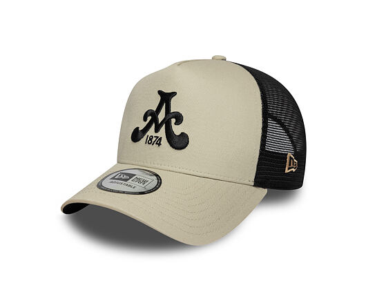 Kšiltovka New Era - Core Logo 9FORTY A-Frame Trucker - ASTON VILLA FC - Stone