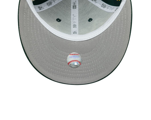 Kšiltovka New Era - MLB IMAGE DROP All-Over 59FIFTY Low Profile - Oakland Athletics - Green