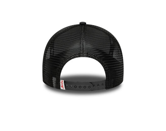 Kšiltovka New Era - Branded Patch Denim 9FORTY A-Frame Trucker - Black