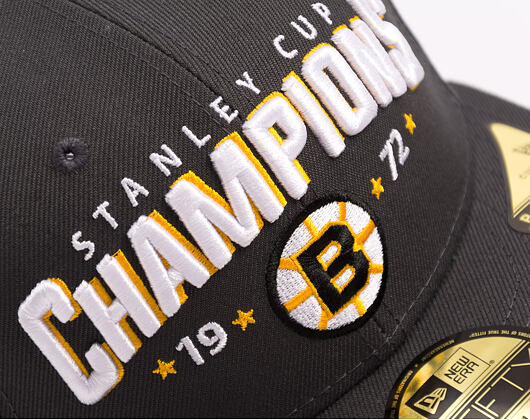 Kšiltovka New Era - NHL Champion VC 59FIFTY - Boston Bruins - Graphite