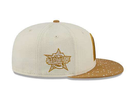 Kšiltovka New Era - MLB All Star Game 2026 59FIFTY - Philadelphia Phillies - Cream / Panama Tan