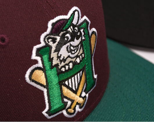 Kšiltovka New Era - MiLB Theme Nights 59FIFTY - Hudson Valley Renegades - Gator - Maroon / Teal