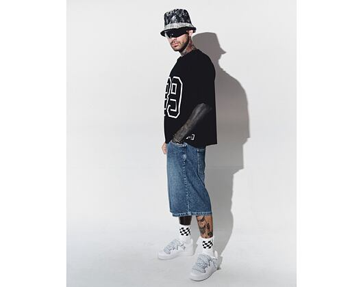 Klobouk Kangol - TRENDS PACK - Denim Mashup Bucket - Black Topstitch
