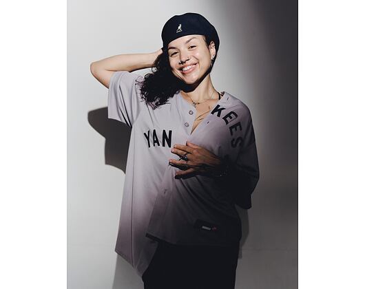 Dres Nike - MLB Men's Cooperstown Jersey - New York Yankees 1927 - Atmosphere Grey