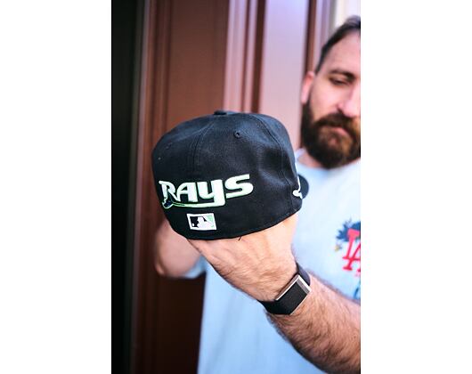 Kšiltovka New Era - MLB IMAGE DROP 59FIFTY - Tampa Bay Rays - Black
