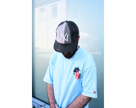 Kšiltovka New Era - MLB IMAGE DROP Patchwork 9FIFTY Retro Crown - NY Yankees - Brown