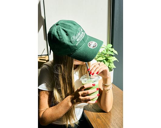 Dámská Kšiltovka New Era - Branded Cafe Slogan 9TWENTY - Cilantro Green / Soft Grass