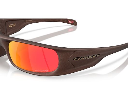 Sluneční brýle Oakley - Highland X Jalen Brown - Prizm Ruby - Corten/Brown
