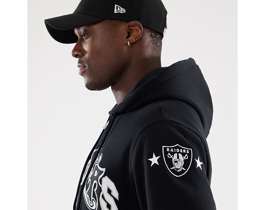 Mikina New Era - NFL 2Way Hoodie Multi - Las Vegas Raiders - Black