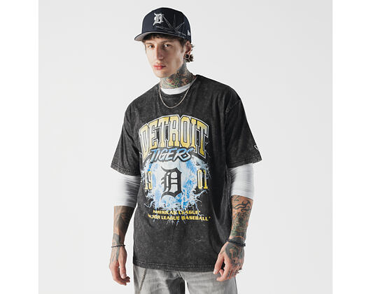 Triko New Era - MLB Lifestyle Graphic Tee - Detroit Tigers - Black